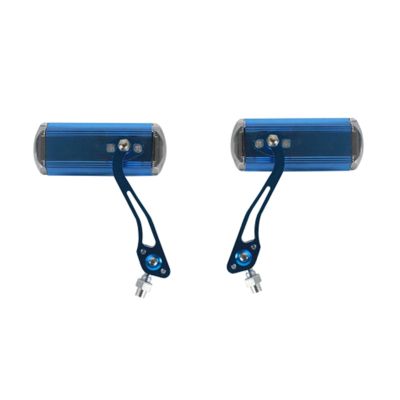 Bicycle Accessories 1 Pair 360 Mountain Bicycle Handlebar Rearview Mirror Safe Rear Mirror Suitable for Most Bike Handlebar Bike Parts (Color : 03)