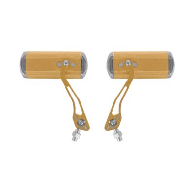 Bicycle Accessories 1 Pair 360 Mountain Bicycle Handlebar Rearview Mirror Safe Rear Mirror Suitable for Most Bike Handlebar Bike Parts (Color : 02)