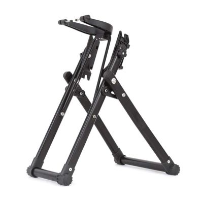 SJHY Bicycle Accessories Bicycle Tool Repair Rack Maintenance Rack Bicycle Turntable Folding Mountain Wheel Calibration Plate Bike Parts (Color : Black)