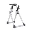 SJHY Bicycle Accessories Bicycle Tool Repair Rack Maintenance Rack Bicycle Turntable Folding Mountain Wheel Calibration Plate Bike Parts (Color : Gray) view 1