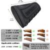 Leather Ammo Holder Buttstock Cheek Rest for 15pcs .22, .22LR, .22MAG, .17 hmr (Black) view 4