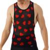 Loloda Men's Summer Fitness Tank Top Bodybuilding Gyms Shirt Vests Mesh Singlets Muscle Tops Black X-Large view 1