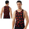 Loloda Men's Summer Fitness Tank Top Bodybuilding Gyms Shirt Vests Mesh Singlets Muscle Tops Black X-Large view 2