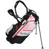 MacGregor Golf VIP 14 Divider Stand Carry Bag with Full Length Dividers, Black/White/Red view 1