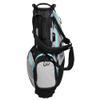 MacGregor Golf Ladies VIP 14 Divider Stand Carry Bag with Full Length Dividers Black/Grey/Sky Blue view 3