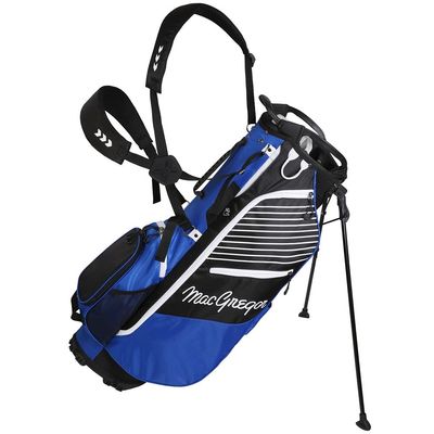 MacGregor Golf VIP 14 Divider Stand Carry Bag with Full Length Dividers, Blue/Black/White