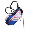 MacGregor Golf VIP 14 Divider Stand Carry Bag with Full Length Dividers, Blue/White view 1