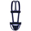 easyforever Men's Hollow Out One-piece Jockstrap Leotard Underwear Wrestling Singlet Bodysuit Mankini Blue X-Large view 2