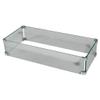 SereneLife Rectangular Clear Tempered Glass Guard with Aluminum Brackets - Replacement Part Used for SereneLife Model Number: SLFPTL view 4