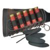 Adjustable Leather Buttstock Cartridge Ammo Holder for 12 Gauge Ammo Pouch Bag Stock 12GA Shotgun Shell Holder (Coffee) view 1
