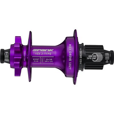Spank HEX J-Type Boost R148 HG 32H Rear Hub Purple
