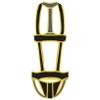 Oyolan Men's Contrast Color Bulge Pouch Jockstrap Leotard Underwear Jumpsuits Wrestling Singlet Bodysuit Yellow Large view 4