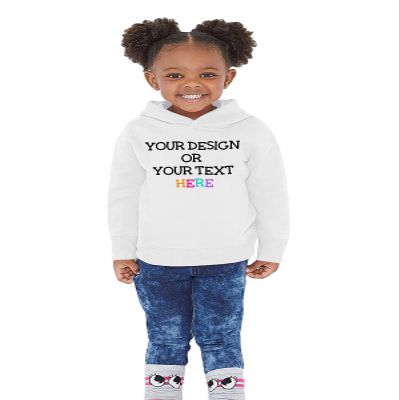 Awkward Styles Personalized Hoodie for Girls Boys Toddler DIY Design Photo Text Custom Sweatshirt 2-6 Years Old White 2T