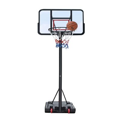 Basketball Hoop Outdoor Portable Basketball Hoop, Standing Basketball Hoop, Height Adjustment 190-305cm, with Backboard and Basket Kit, for Children and Adults