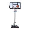 Basketball Hoop Outdoor Portable Basketball Hoop, Standing Basketball Hoop, Height Adjustment 190-305cm, with Backboard and Basket Kit, for Children and Adults view 1