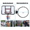 Basketball Hoop Outdoor Portable Basketball Hoop, Standing Basketball Hoop, Height Adjustment 190-305cm, with Backboard and Basket Kit, for Children and Adults view 4