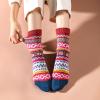 5 Pairs Wool Socks - Wool Socks for Women, Warm Cozy Crew Sock, Warm Womens Winter Sock, Thick Knit Cabin Cozy Sock Gifts for Women, 6-10 view 2
