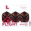 LSTYLE L1 Standard Dart Flights  EZ  Genesis  Red  1 Set  Pre-Molded view 1