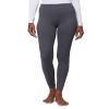 32 Degrees Heat Womens Ultra Soft Thermal Lightweight Baselayer Legging Pant, Charcoal Heather, Large