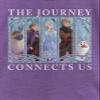 Disney Frozen 2 Box Up Group Girl's Heather Crew Tee, Purple Berry, X-Large view 2