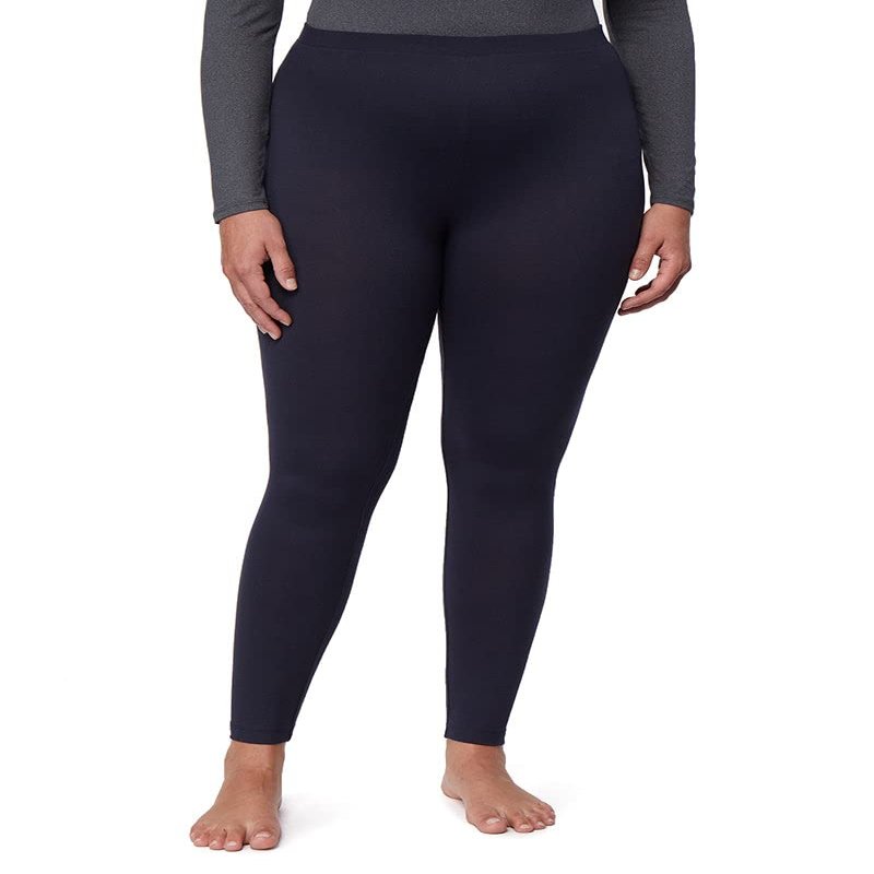 32 Degrees Heat Womens Ultra Soft Thermal Lightweight Baselayer Legging Pant, Stormy Night, X-Large