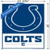 Trends International NFL Indianapolis Colts - Logo 21 Wall Poster, 22.37" x 34.00", Premium Poster & Push Pin Bundle view 3