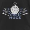 Disney Frozen 2 Free Olaf Hugs Girl's Solid Crew Tee, Black, Small view 2