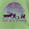 Disney Frozen 2 Life Journey Girl's Heather Crew Tee, Green Apple, Small view 2