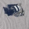 Western Washington University Official State Shape Unisex Adult T-Shirt, State Shape, 4X-Large view 2