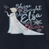 Disney Frozen Elsa Shine Bright On My 5th Birthday Girls T-Shirt view 2