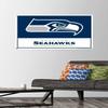 Trends International NFL Seattle Seahawks - Logo 21 Wall Poster, 22.37" x 34.00", Poster & Push Pin Bundle view 2