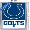 NFL Indianapolis Colts - Logo 21 Wall Poster, 34L" x 22.4W", Silver Framed Version view 3