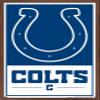 NFL Indianapolis Colts - Logo 21 Wall Poster, 34L" x 22.4W", Mahogany Framed Version view 1