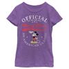 Girl's Mickey & Friends Mickey Mouse Official One & Only T-Shirt - Purple Berry - X Large view 1