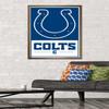 NFL Indianapolis Colts - Logo 21 Wall Poster, 34L" x 22.4W", Bronze Framed Version view 2