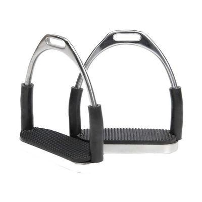 GRP Flexi Irons Mirror Finish/Stainless Steel Horse Stirrups (Ship from USA) (5.25)