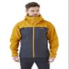 Rab Men's Arc Eco Waterproof Breathable Jacket for Hiking & Skiing - Dark Butternut/Beluga - Large view 2