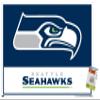 Trends International NFL Seattle Seahawks - Logo 21 Wall Poster, 22.37" x 34.00", Premium Poster & Push Pin Bundle view 1