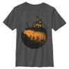 Boy's Mickey & Friends Halloween Haunted Mansion T-Shirt - Charcoal Heather - Small view 2