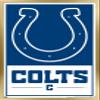 NFL Indianapolis Colts - Logo 21 Wall Poster, 34L" x 22.4W", Gold Framed Version view 1