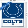 NFL Indianapolis Colts - Logo 21 Wall Poster, 34L" x 22.4W", White Framed Version view 3
