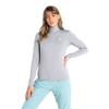 Regatta Womens/Ladies Marl Lightweight Base Layer Top (10 US) (Ash Grey Marl) view 1