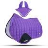 GLP Close Contact Jumping Saddle Cloth Numnah Saddle Pads Free Ear (Ship from USA) (Full, Purple) view 1