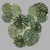 Boy's Mickey & Friends Mickey Mouse Monstera Silhouette T-Shirt - Athletic Heather - X Large view 3