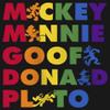 Disney Characters Prideful Friends Girl's Solid Crew Tee, Black, X-Large view 3