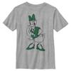 Disney Characters Pine Green Daisy Boy's Crew Tee, Athletic Heather, Small view 1