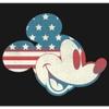 Disney Mickey and Friends Mickey American Flag Fill Girls T-Shirt view 3