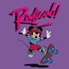 Disney Girl's Mickey & Friends Mickey Radical T-Shirt - Purple Berry - X Small view 3
