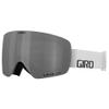 Giro Contour RS Adult Snow Goggle - White Wordmark Strap with VIVID Onyx/VIVID Infrared Lenses view 1