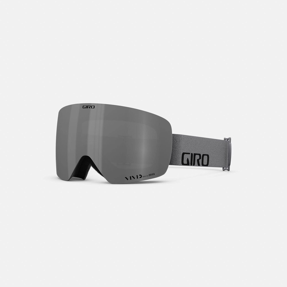 Giro Contour RS Snow Goggles 2023 - Grey Wordmark Frame with Vivid Onyx/Vivid Infrared Lens Large